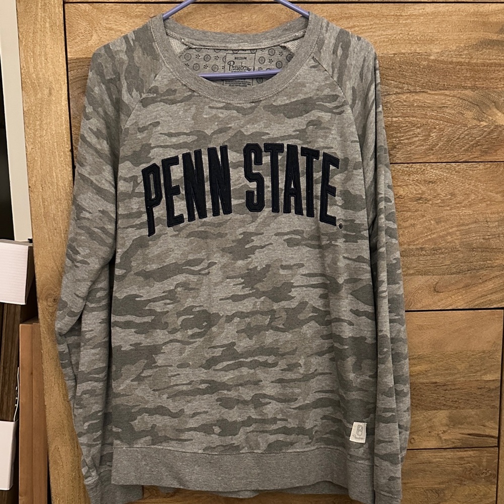Pressbox Gray Camo Penn State Sweatshirt